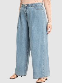 Wide Leg Jean in Light Wash XL