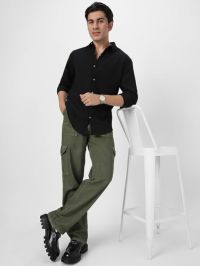 Men's Stylish Solid Satin Casual Shirt for Men Full Sleeves| Poly Satin Silk Shirt