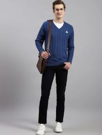 Men Black Narrow Fit Denim