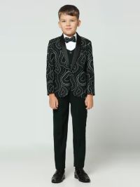 Green Suit with Shirt and Bow Tie (Set of 5)