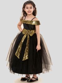 Girl&rsquo;s Off shoulder Tulle Gown