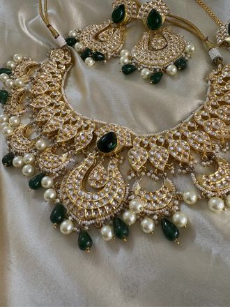 Adya Polki Bridal Necklace Set