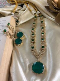 Royal Glow Polki Jewelry Set