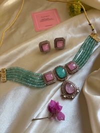 Golden Era Polki Choker