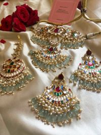 Delicate Navratan Regal Bridal Set